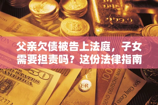武汉父亲欠债被告上法庭，子女需要担责吗？这份法律指南必须看完