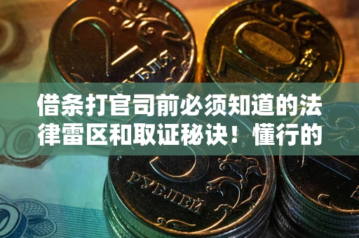 武汉借条打官司前必须知道的法律雷区和取证秘诀！懂行的人已经留好这些证据