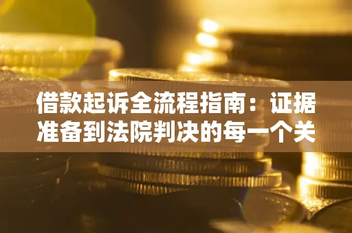 武汉借款起诉全流程指南：证据准备到法院判决的每一个关键步骤