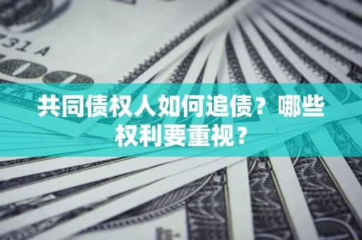 武汉共同债权人如何追债？哪些权利要重视？