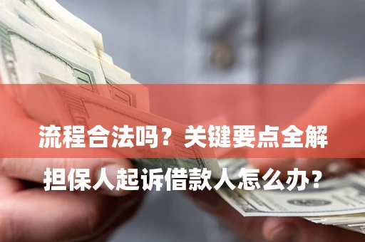武汉

担保人起诉借款人怎么办？流程合法吗？关键要点全解析