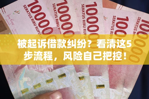 武汉被起诉借款纠纷？看清这5步流程，风险自己把控！