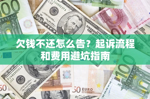 武汉欠钱不还怎么告?起诉流程和费用避坑指南 武汉欠钱不还怎么告?起诉流程和费用避坑指南