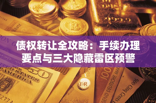 武汉债权转让全攻略：手续办理要点与三大隐藏雷区预警